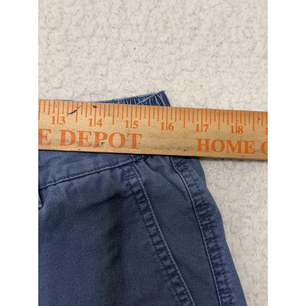 LL Bean Mens Cargo Shorts 36 Blue 100% Cotton Comfort Waist 282476 - Picture 4 of 5